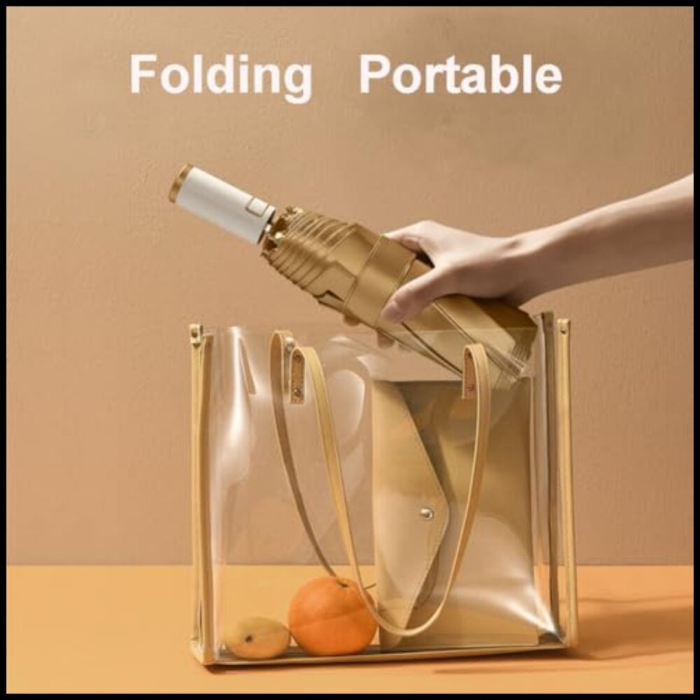 Automatic Folding Umbrella Lightweight Compact Su… - image 3